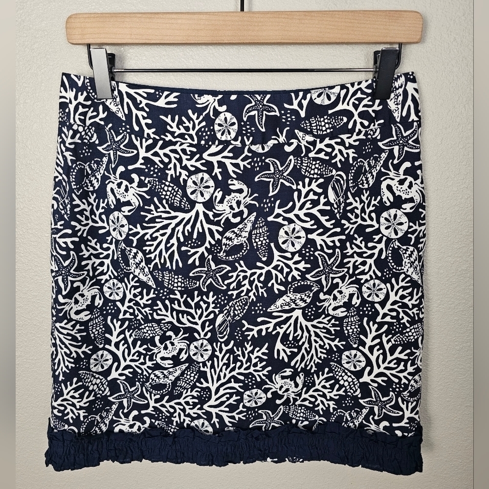 Vineyard Vines Womens Coastal Under the Sea Mini Skirt